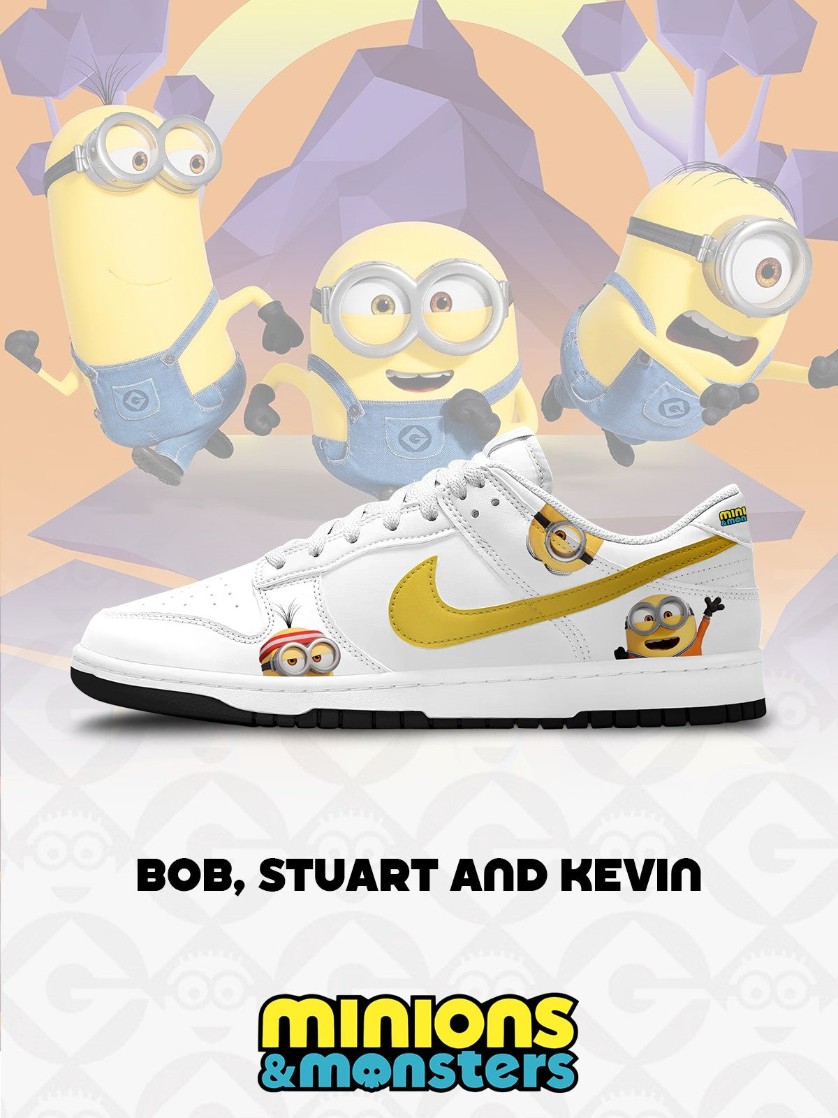 Bob Stuart and Kevin V.1 Custom SB-Style Sneakers