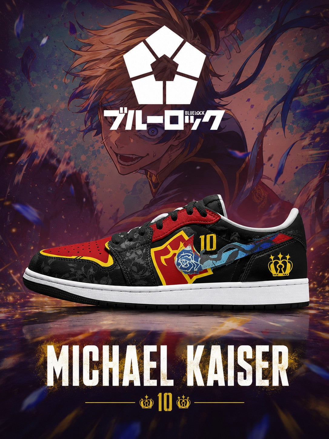 Michael Kaiser V.6 Custom Low-Top Court Sneakers
