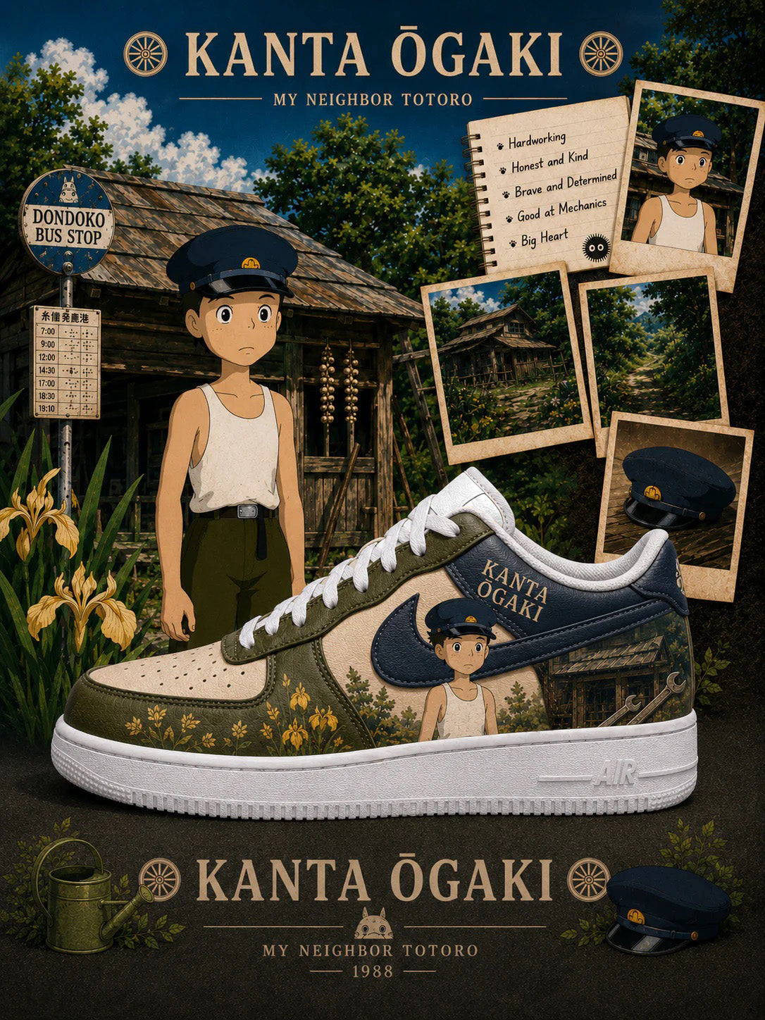 Kanta ??gaki V.1 Custom Air-Style Sneakers