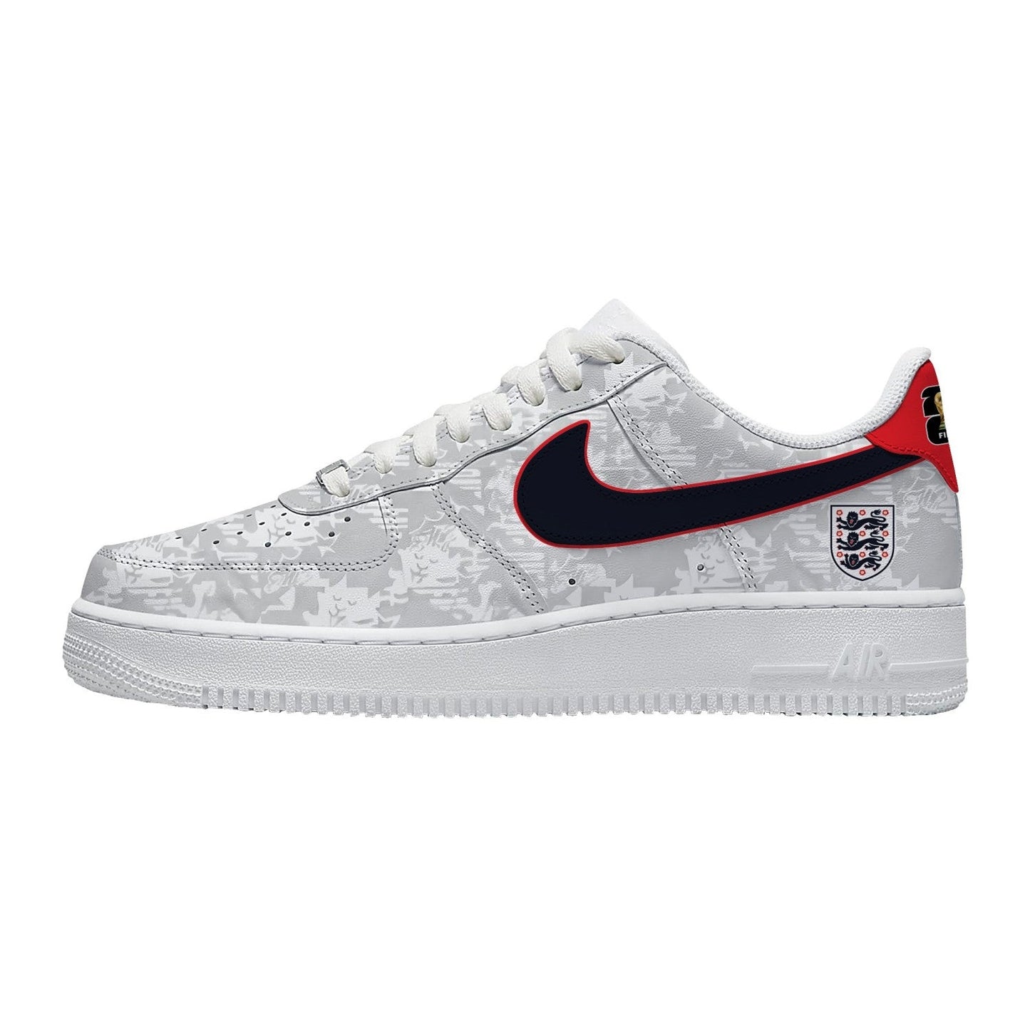 World Cup 2026 England V.1 Custom Air-Style Sneakers