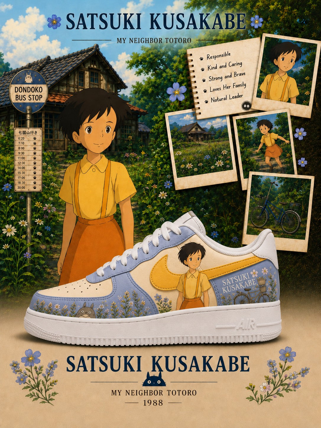 Satsuki Kusakabe V.1 Custom Air-Style Sneakers