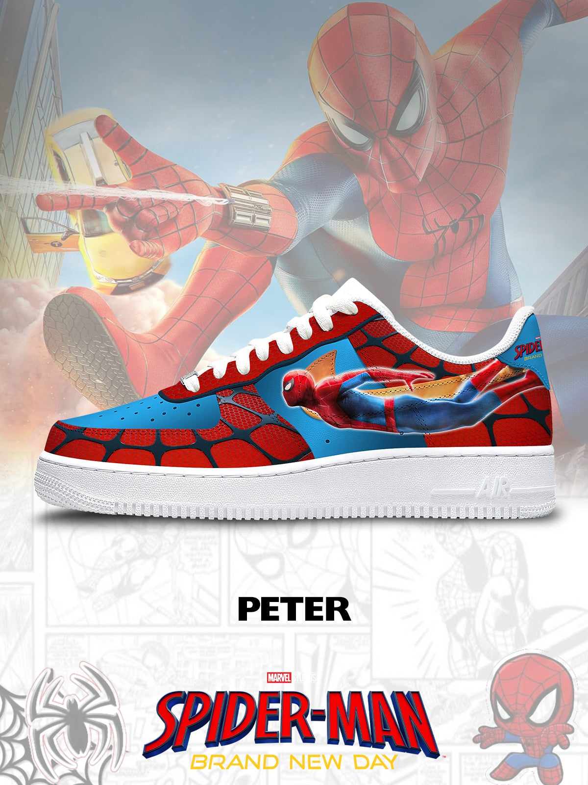 Peter V.1 Custom Air-Style Sneakers