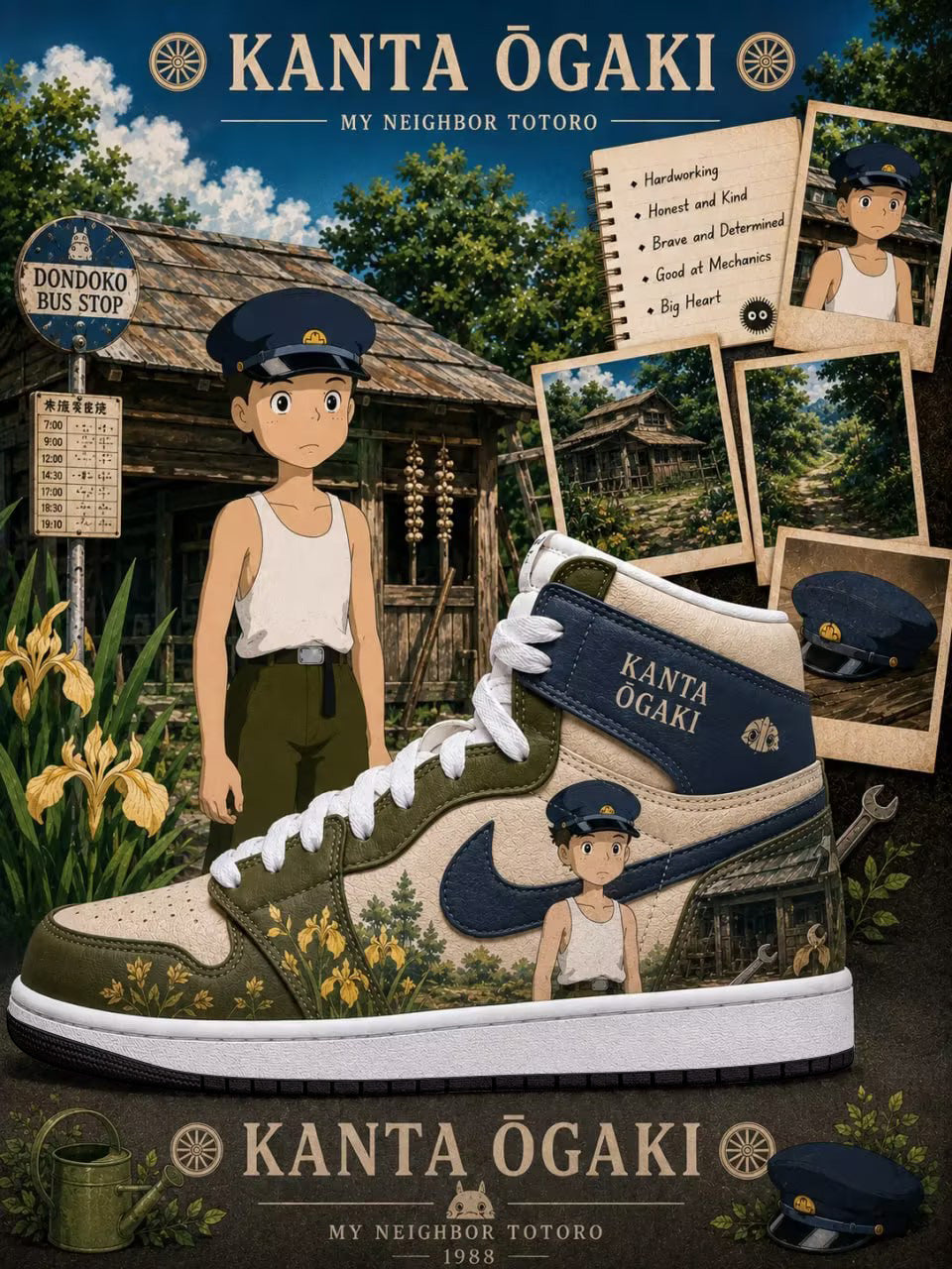 Kanta ?Яaki V.1 Custom High-Top Sneakers