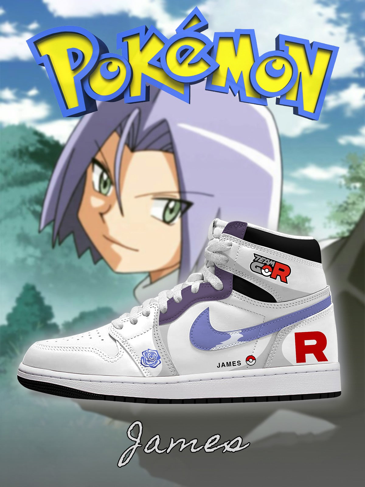 James V.1 Custom High-Top Sneakers