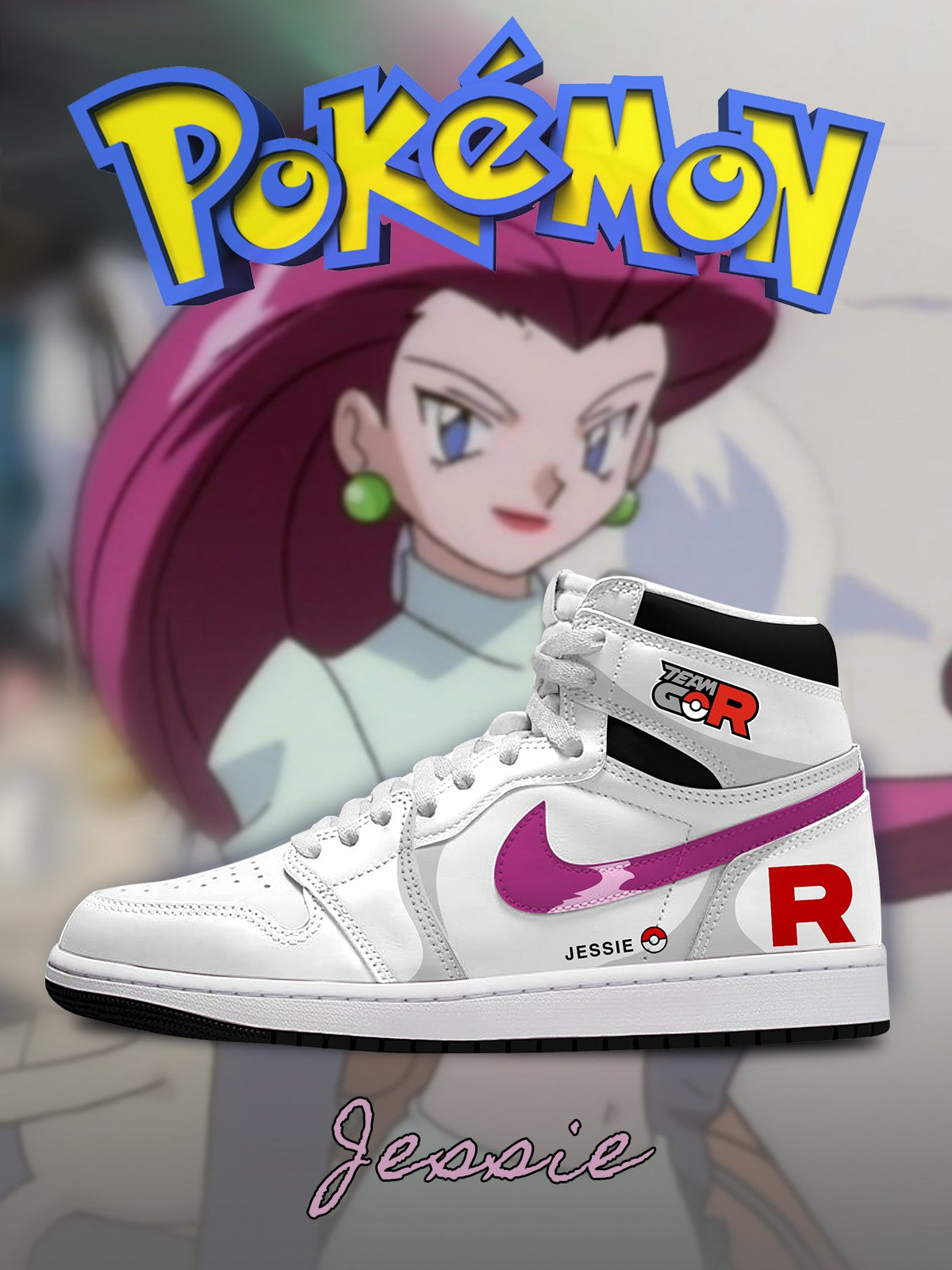 Jessie V.1 Custom High-Top Sneakers