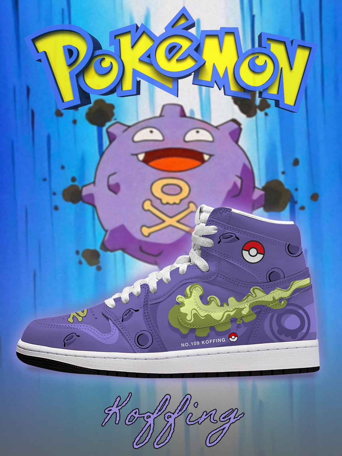 Koffing V.1 Custom High-Top Sneakers