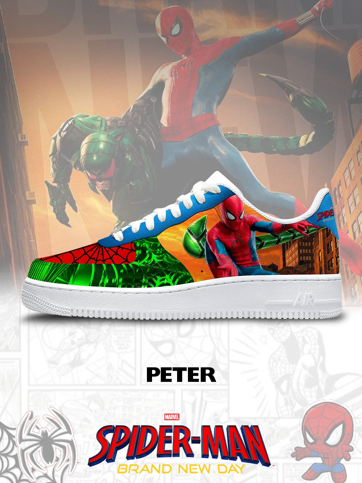 Peter V.7 Custom Air-Style Sneakers