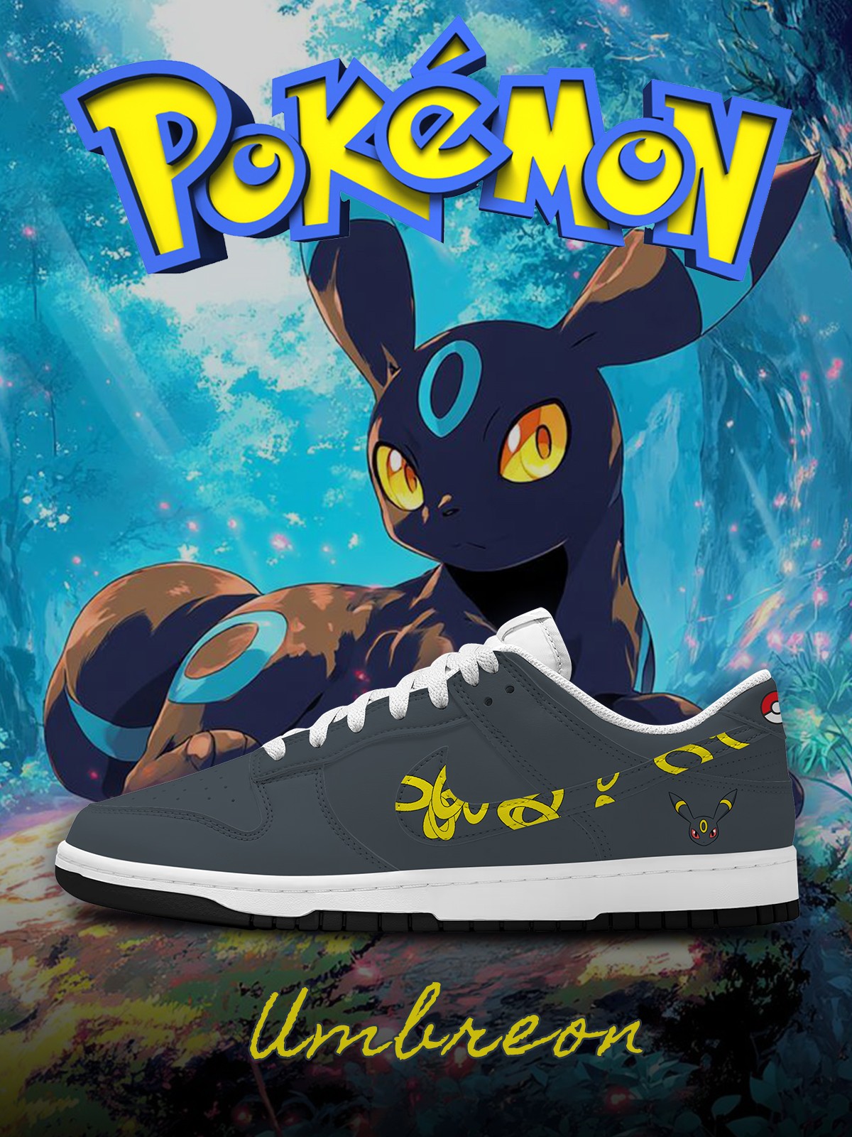 Umbreon V.2 Custom SB-Style Sneakers