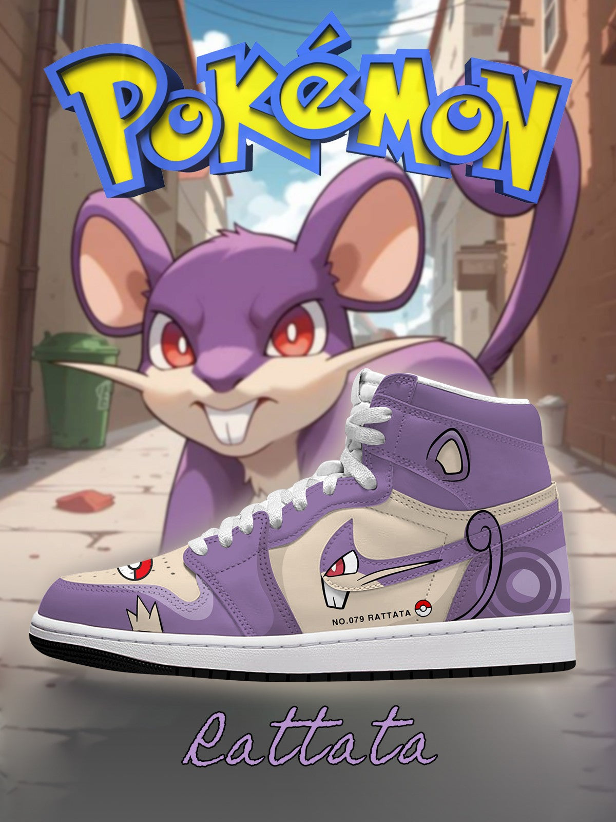 Rattata V.1 Custom High-Top Sneakers