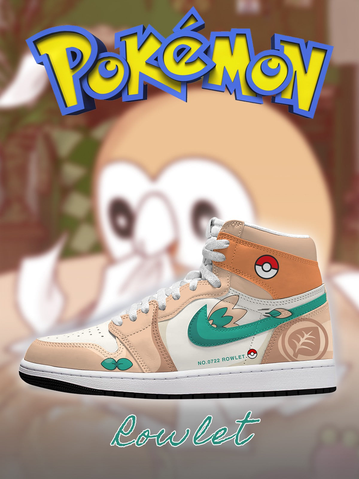 Rowlet V.1 Custom High-Top Sneakers
