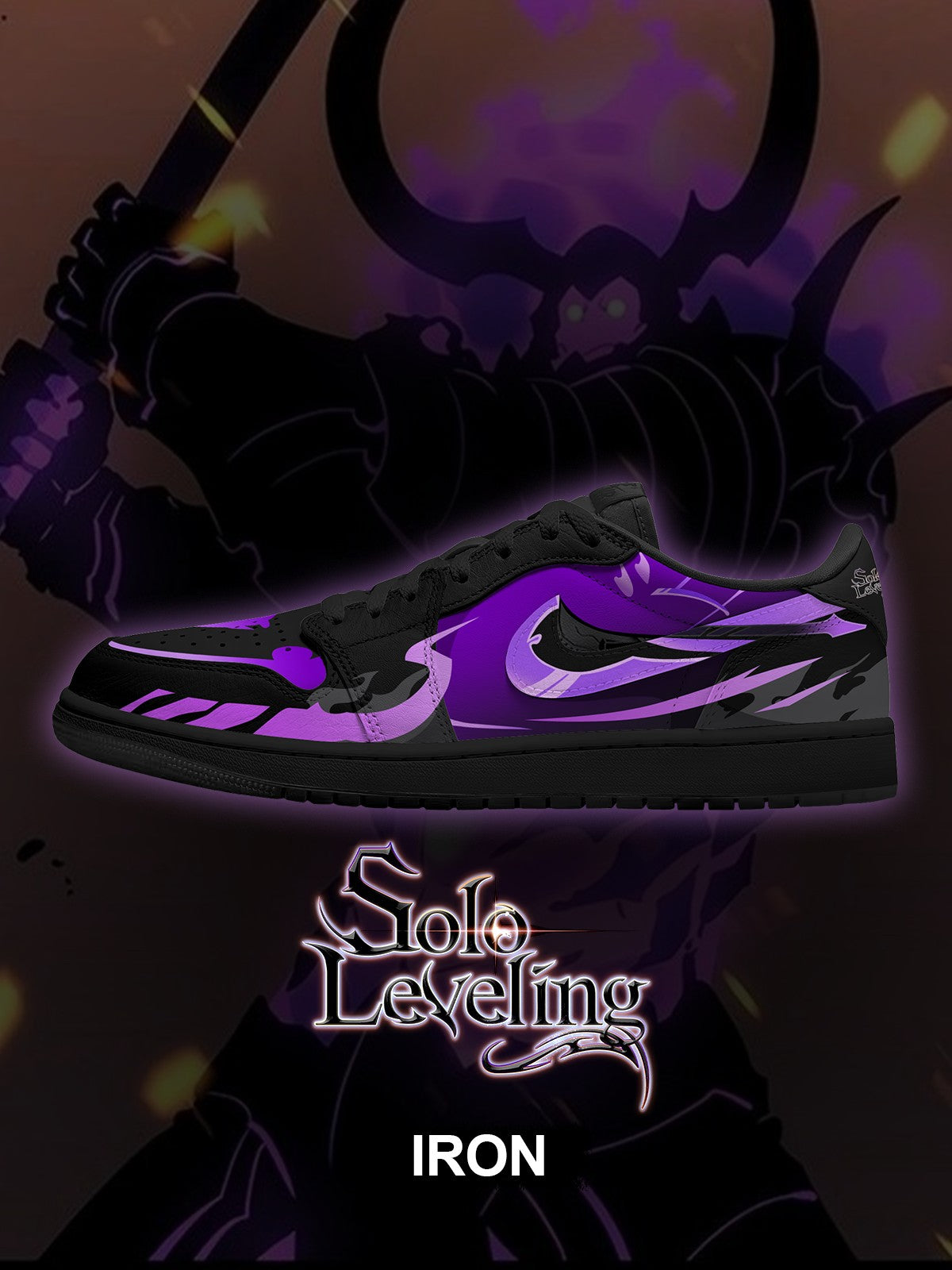 Iron V.1 Custom Low-Top Court Sneakers