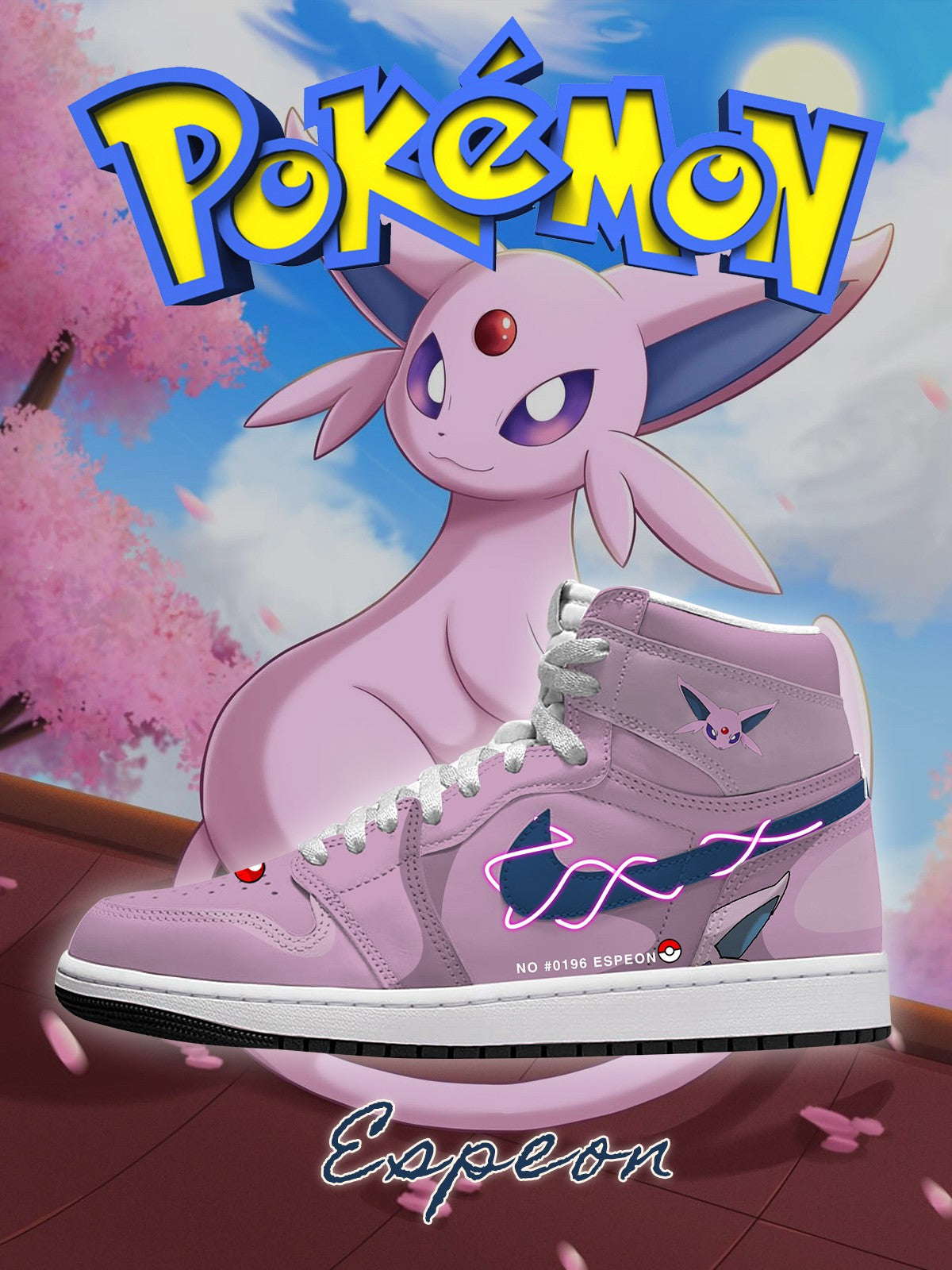 Espeon V.1 Custom High-Top Sneakers