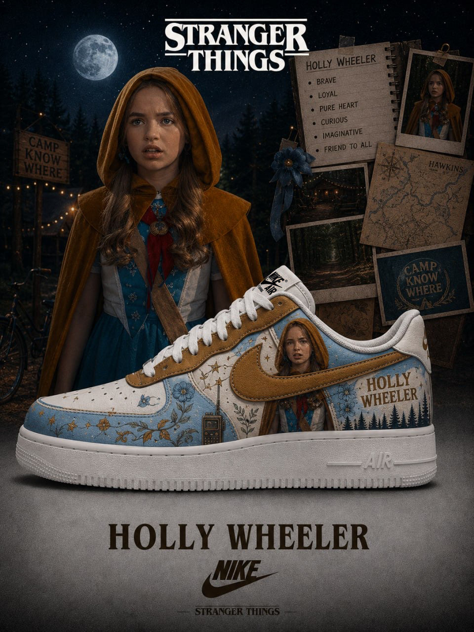 Holly Wheeler V.2 Custom Air-Style Sneakers