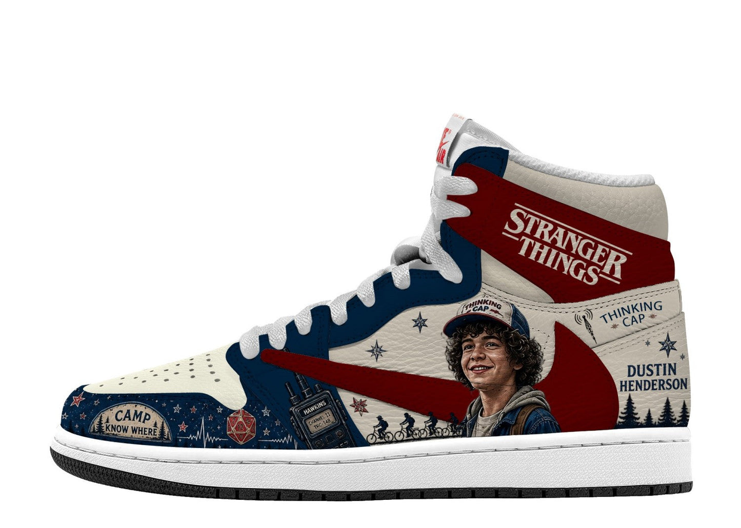 Dustin Henderson V.1 Custom TS High Sneakers