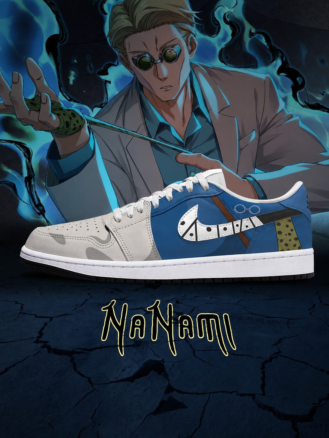 Kento Nanami V.3 Custom Low-Top Court Sneakers