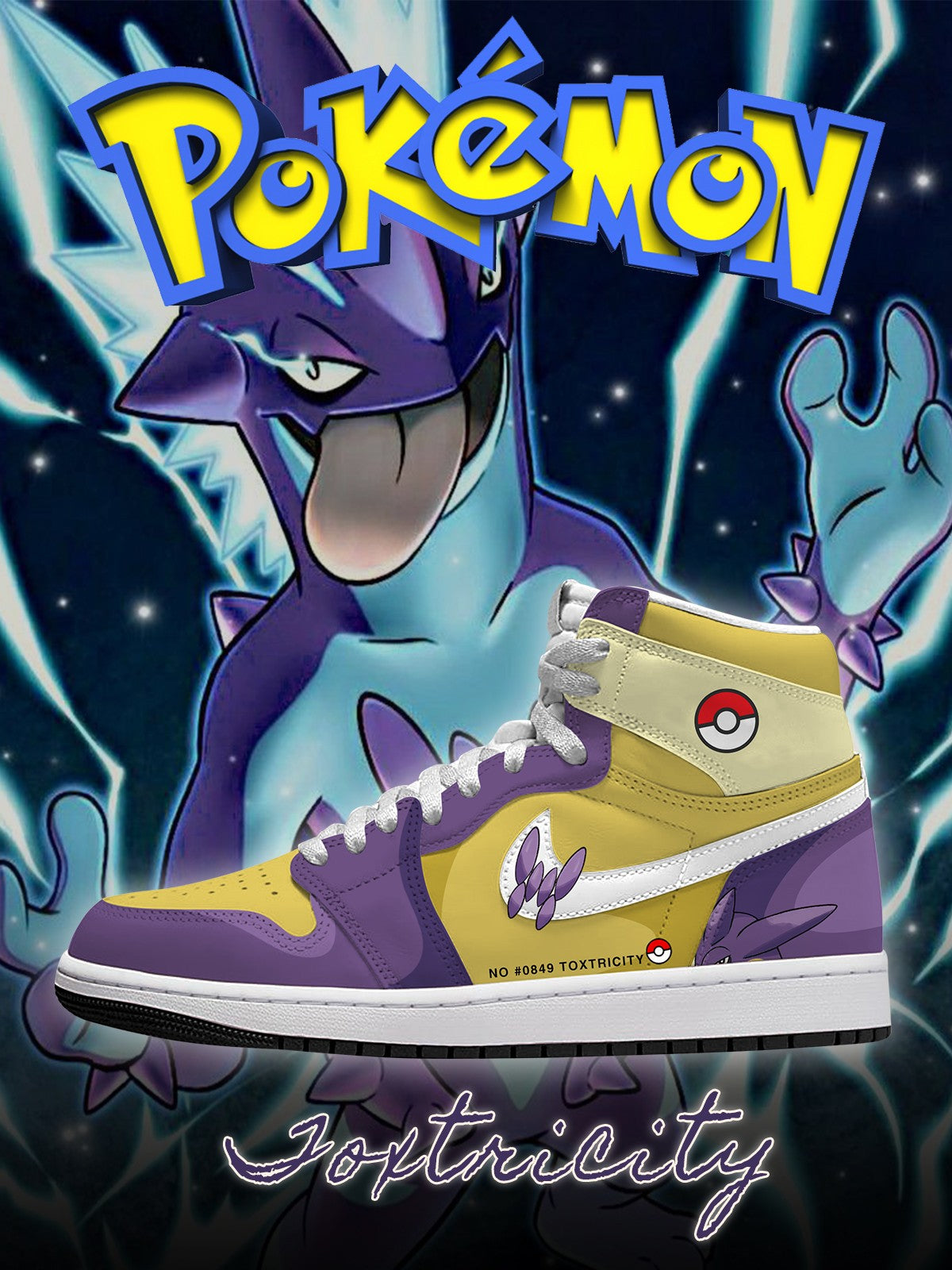 Toxtricity V.1 Custom High-Top Sneakers