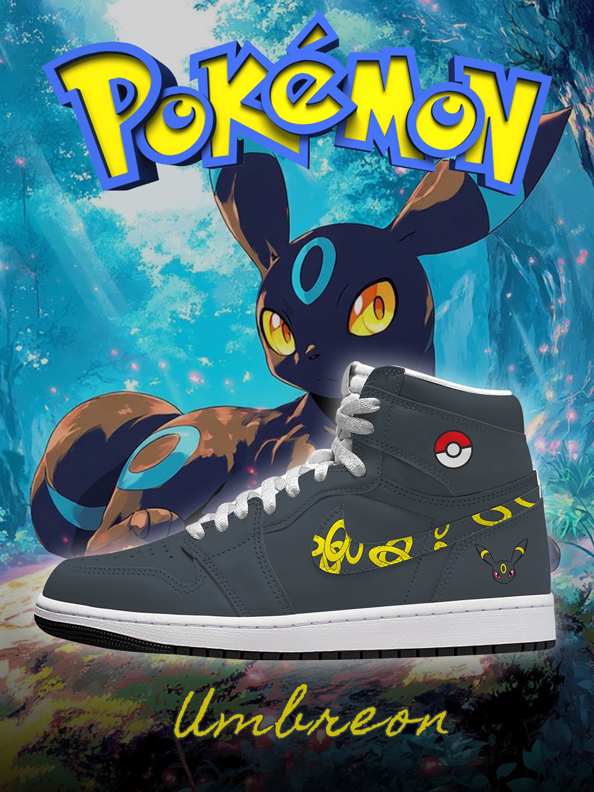 Umbreon V.2 Custom High-Top Sneakers