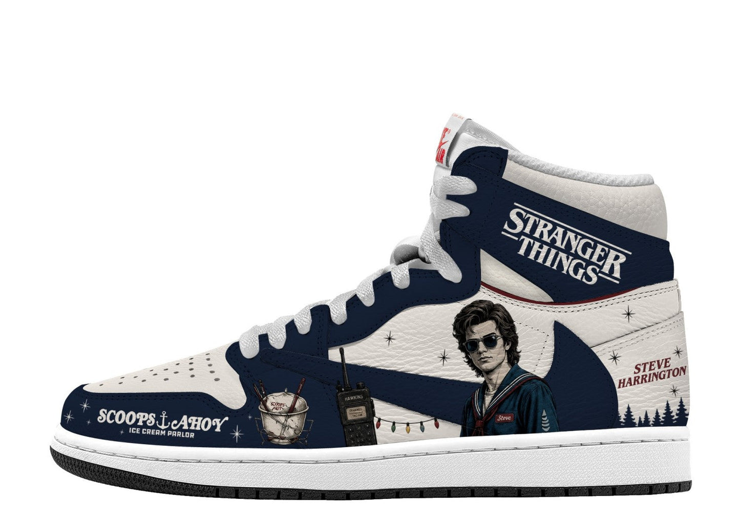 Steve Harrington V.1 Custom TS High Sneakers