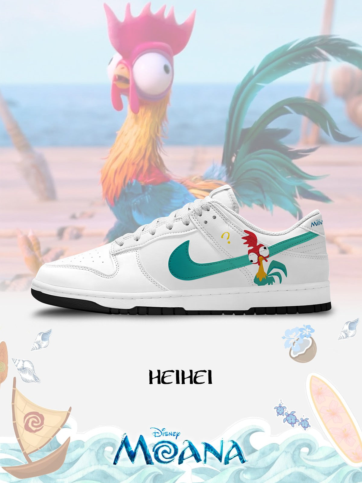 Heihei V.1 Custom SB-Style Sneakers