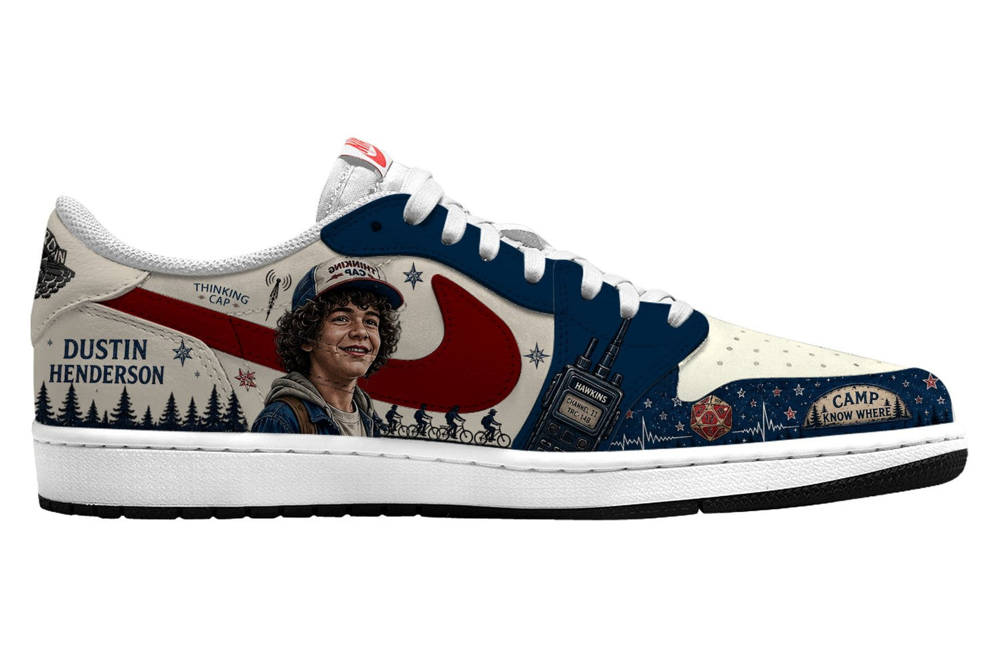 Dustin Henderson V.1 Custom TS Low Sneakers