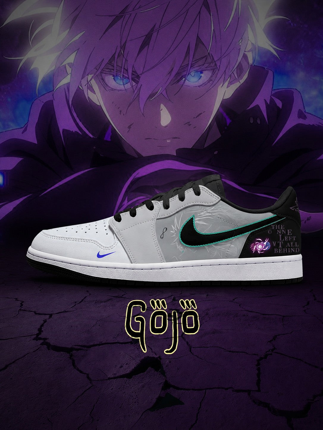 Satoru Gojo V.2 Custom Low-Top Court Sneakers