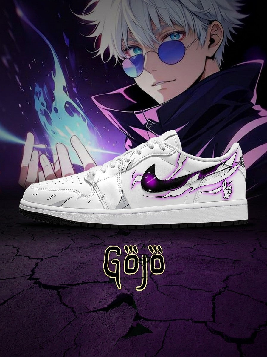 Satoru Gojo V.6 Custom Low-Top Court Sneakers