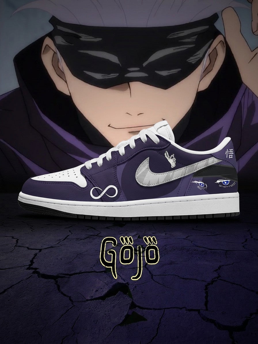 Satoru Gojo V.9 Custom Low-Top Court Sneakers
