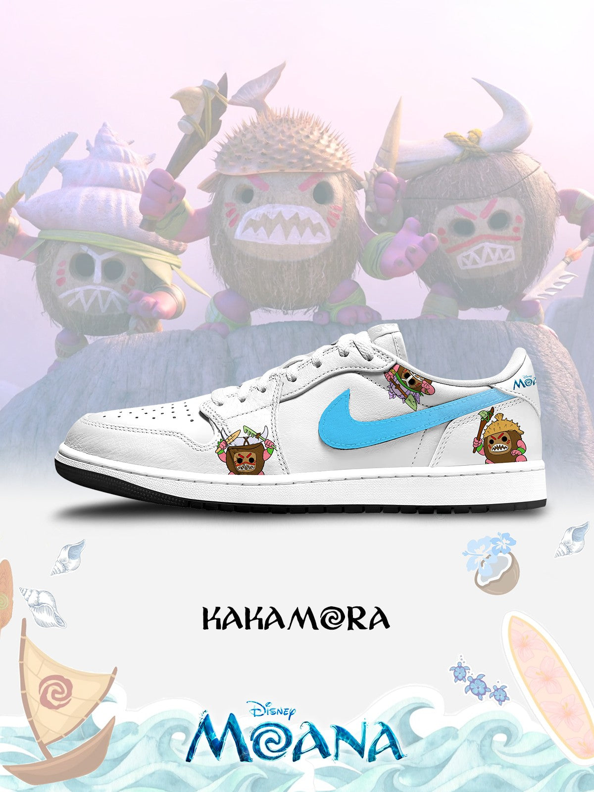Kakamora V.1 Custom Low-Top Court Sneakers