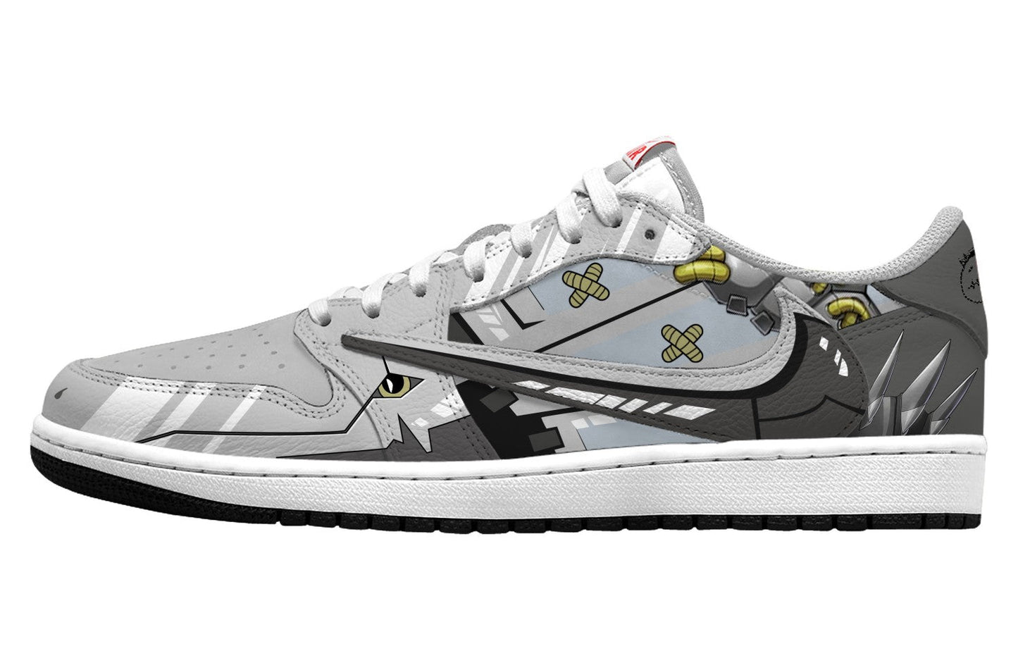 BlackWarGreymon V.1 Custom TS Low Sneakers