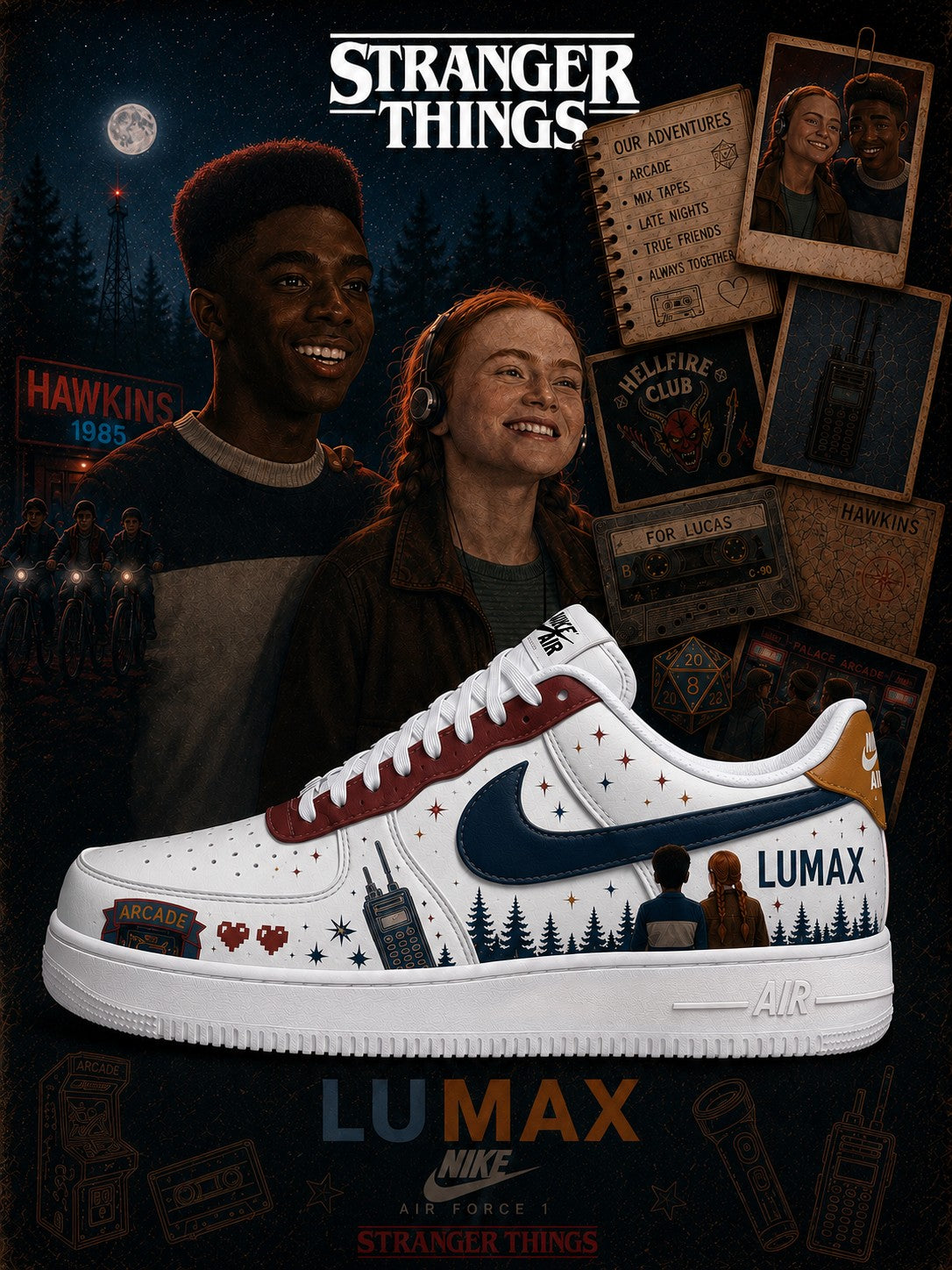 Lu and Max V.2 Custom Air-Style Sneakers