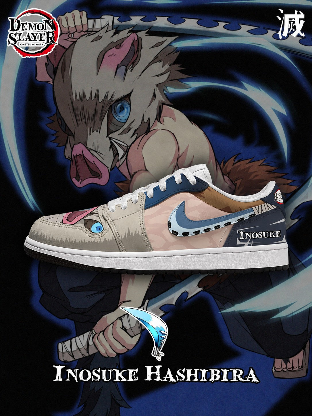 Inosuke V.5 Custom Low-Top Court Sneakers