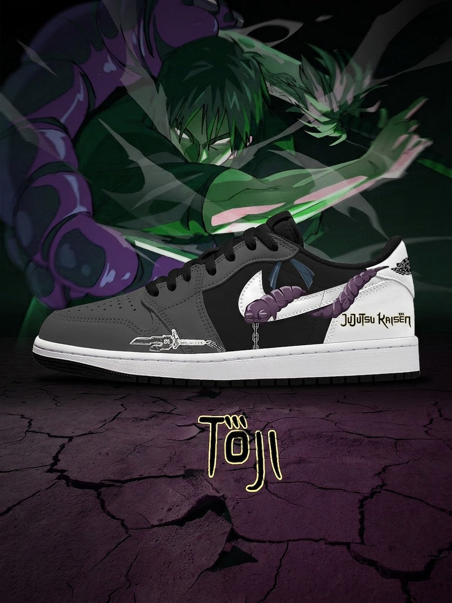 Toji Fushiguro V.1 Custom Low-Top Court Sneakers