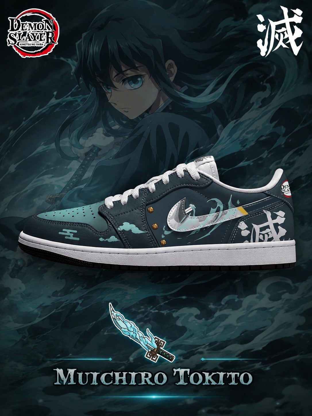 Muichiro V.5 Custom Low-Top Court Sneakers