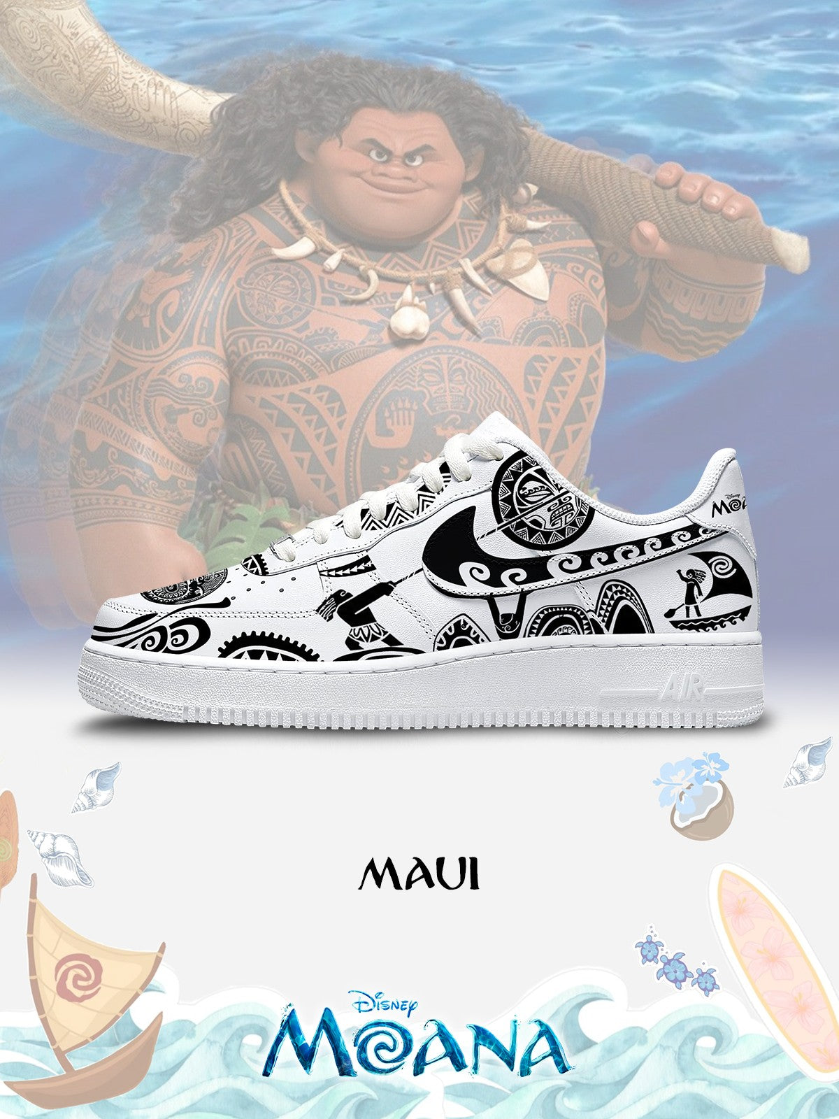 Maui V.1 Custom Air-Style Sneakers