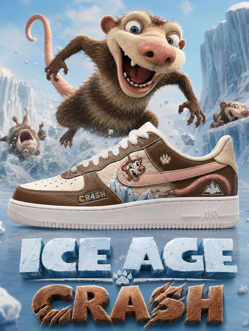 Crash V.1 Custom Air-Style Sneakers