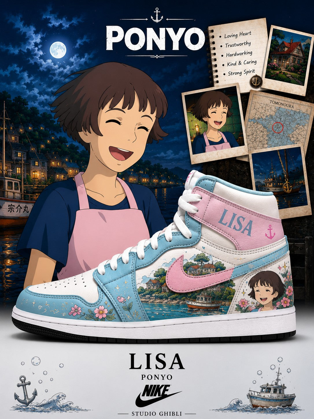 Lisa V.1 Custom High-Top Sneakers