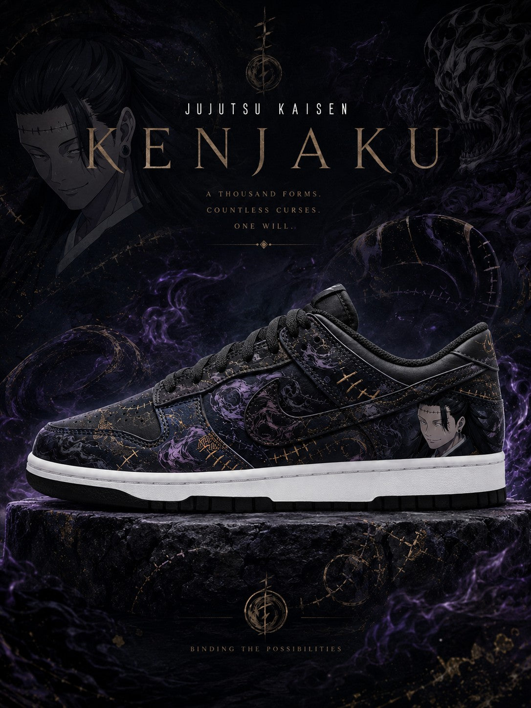 Kenjaku V.1 Custom SB-Style Sneakers