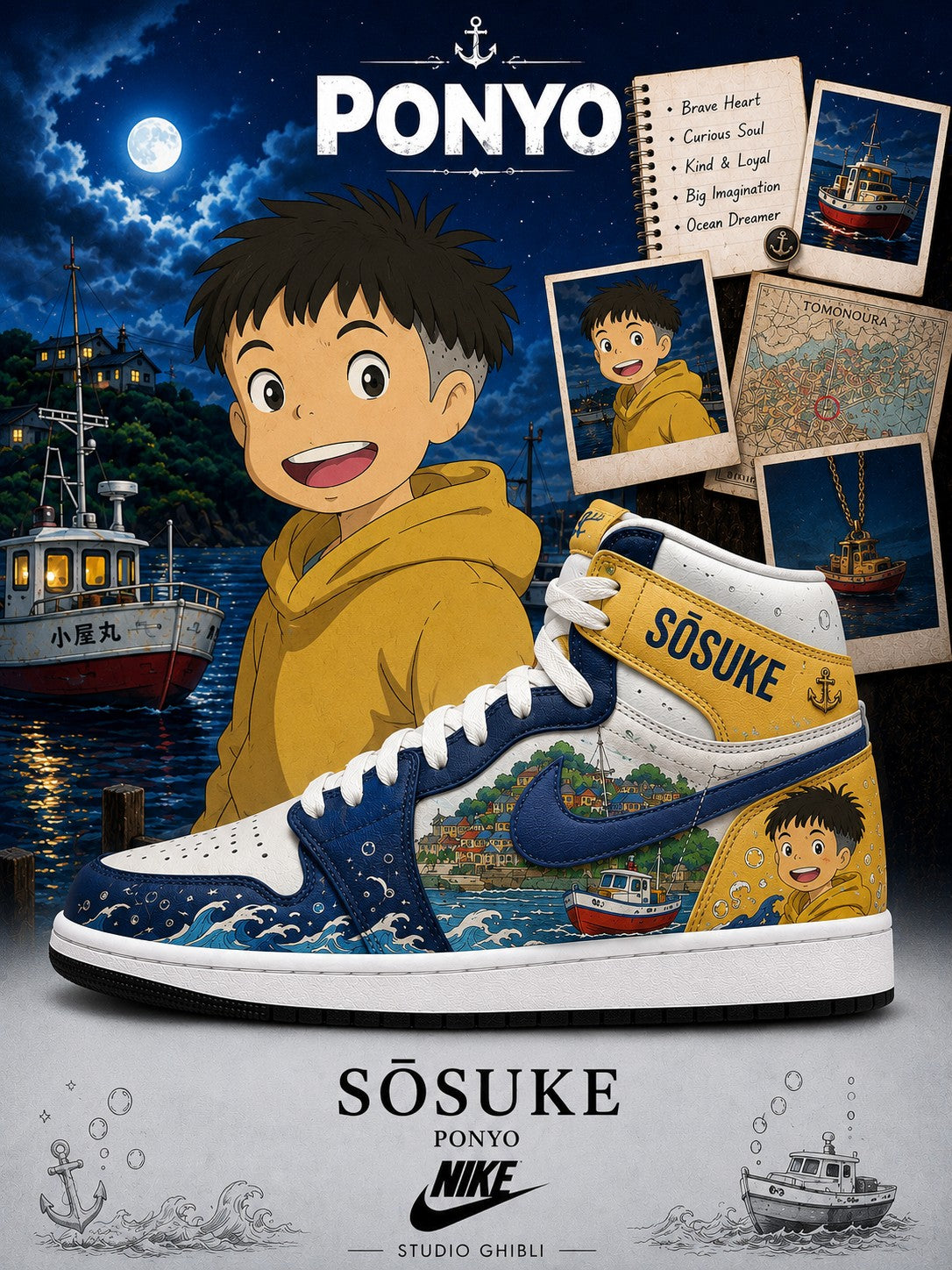 Sosuke V.1 Custom High-Top Sneakers