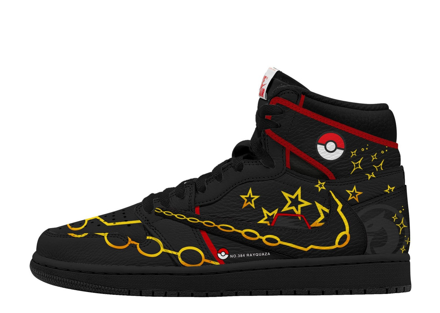 Shiny Rayquaza V.1 Custom TS High Sneakers