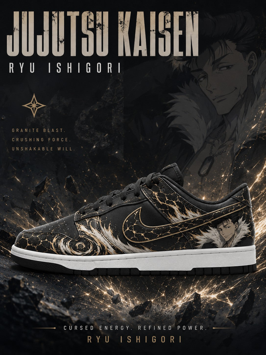 Ryu Ishigori V.1 Custom SB-Style Sneakers
