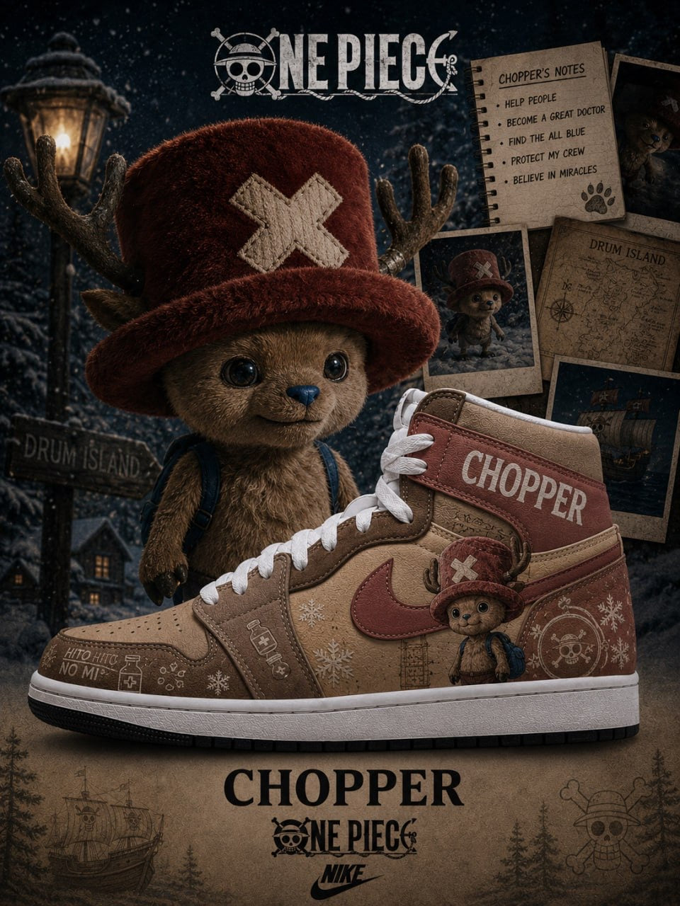 Chopper V.1 Custom High-Top Sneakers