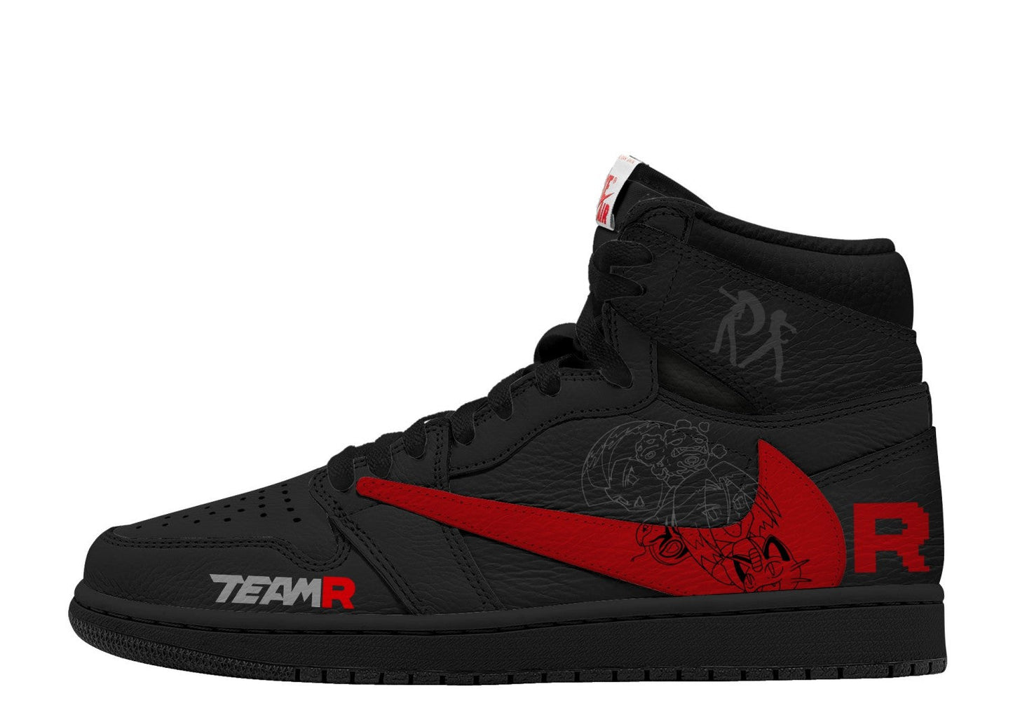 Team Rocket V.1 Custom TS High Sneakers