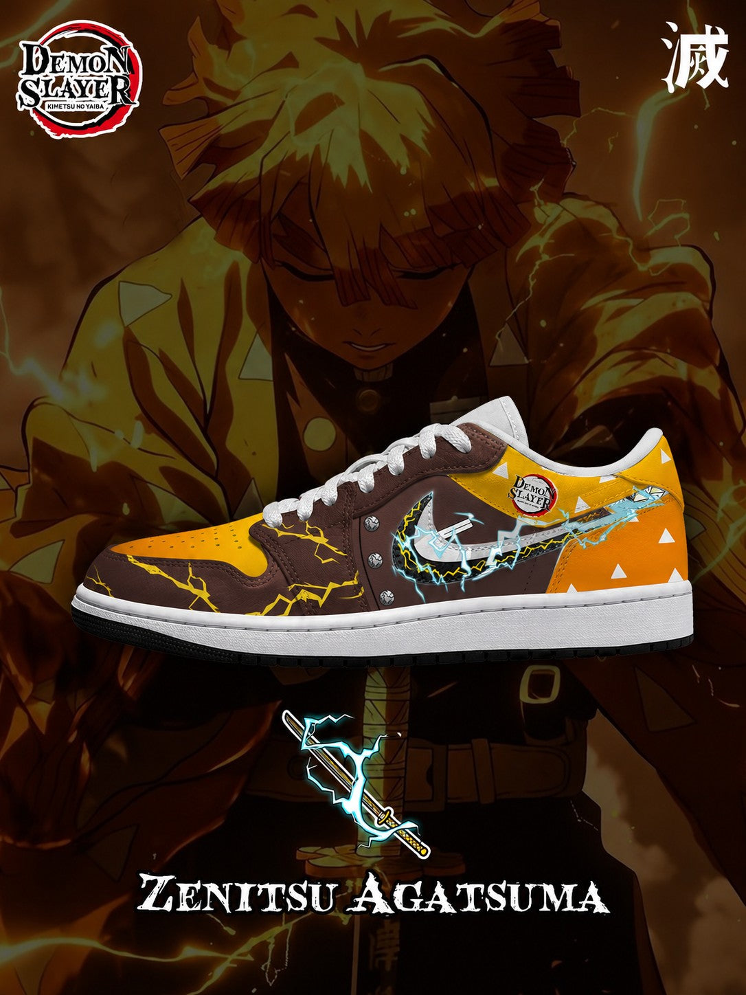 Zenitsu V.5 Custom Low-Top Court Sneakers