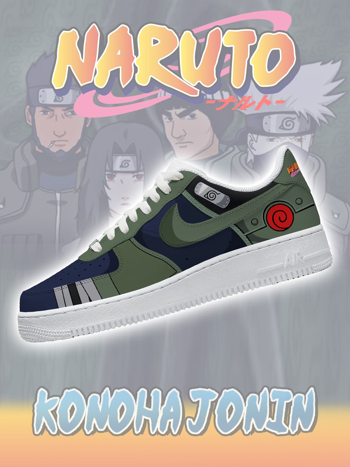 Konoha Jonin V.1 Custom Sneakers