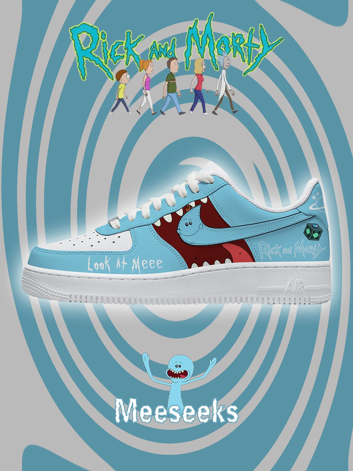 Meeseeks V.2 Custom Sneakers