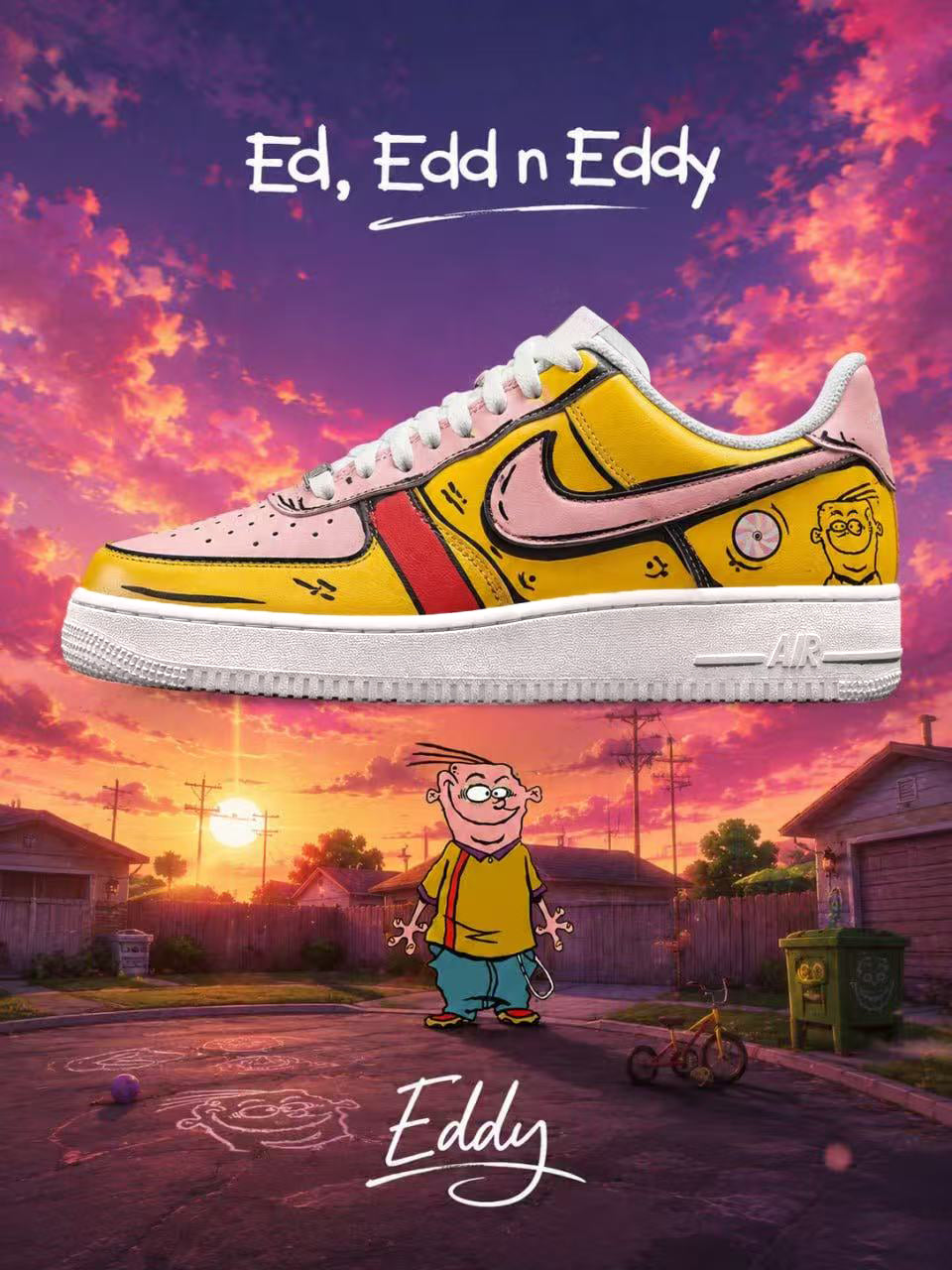 Eddy V.1 Custom Air-Style Sneakers