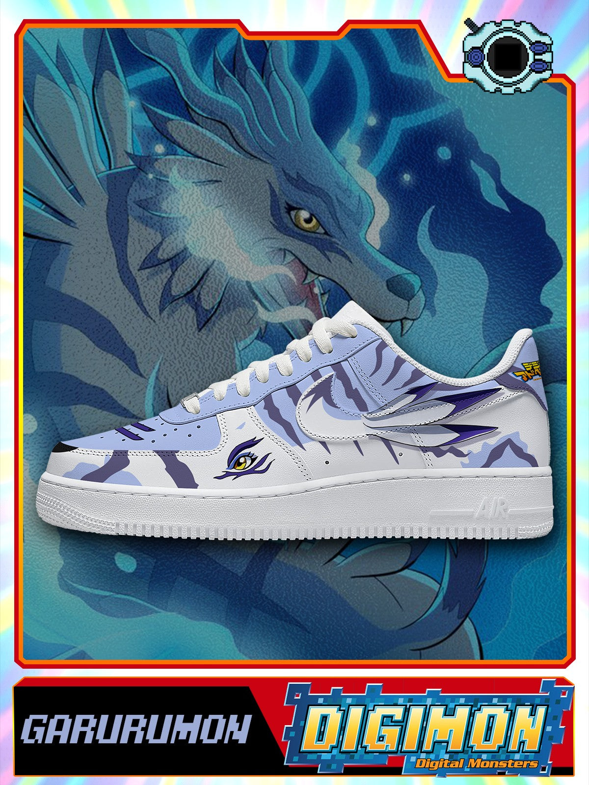 Garurumon V.1 Custom Air-Style Sneakers