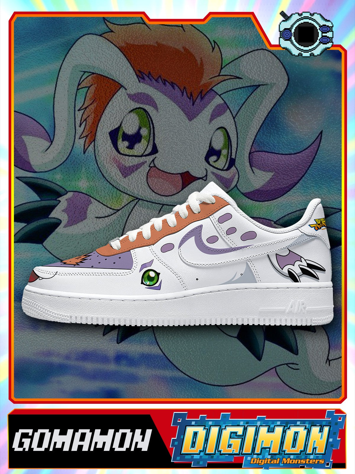 Gomamon V.1 Custom Air-Style Sneakers