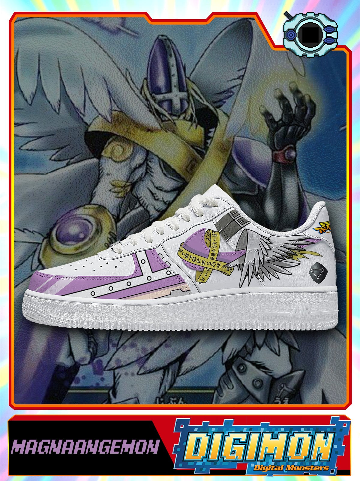MagnaAngemon V.1 Custom Air-Style Sneakers
