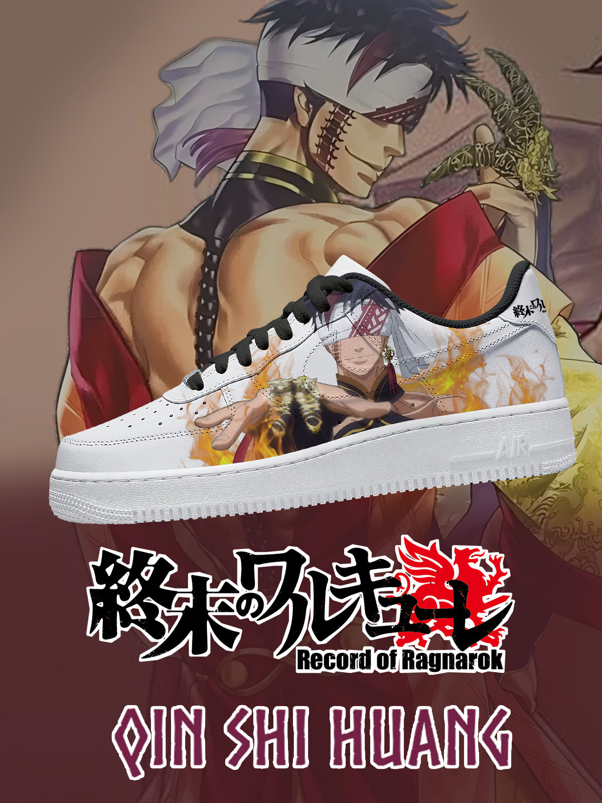 Qin Shi Huang V.2 Custom Sneakers